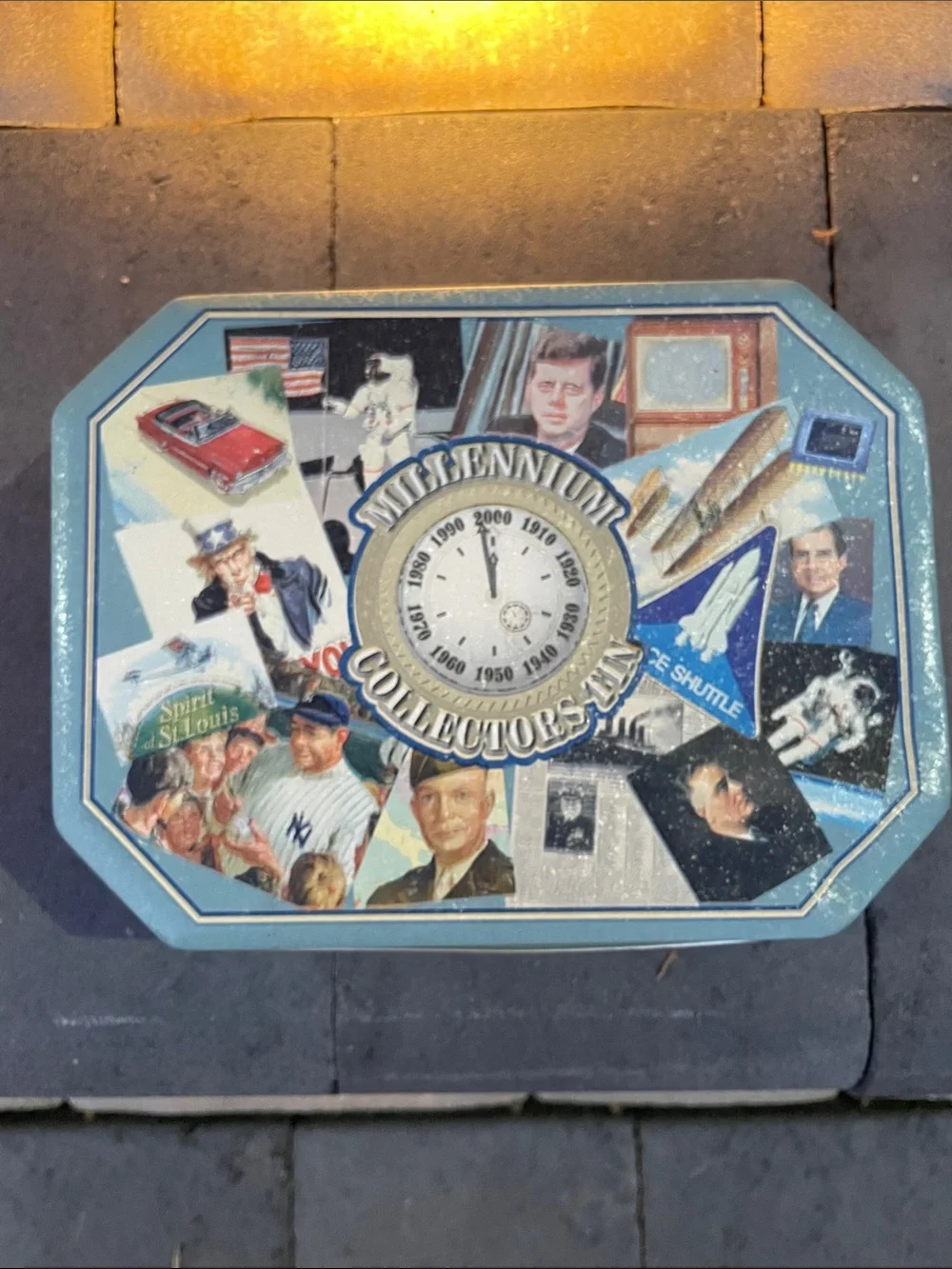 Vintage Millennium Collectors Tin - “The Tin Box Company of America”- Fair Cond.